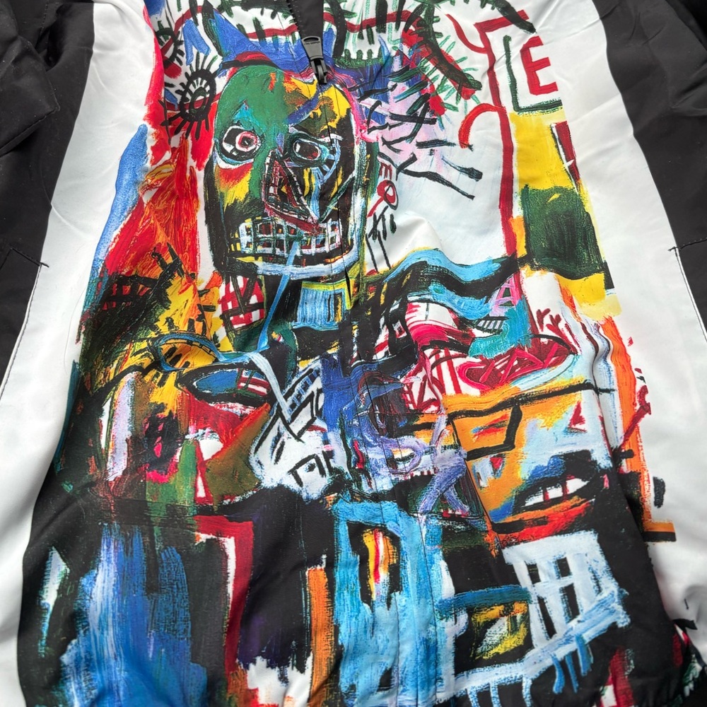 Members Only Jean-Michel Basquiat Racing Windbreaker Jacket - Picture 12 of 12